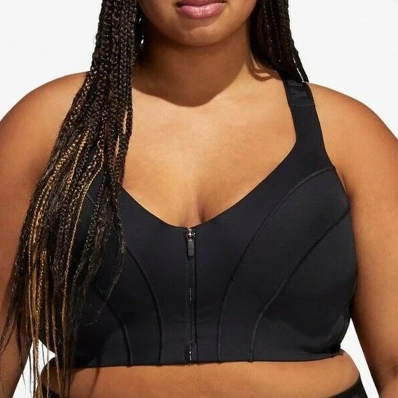 IVY PARK MEDIUM SUPPORT ZIP UP BRA  (PLUS SIZE) - Picture 1 of 3